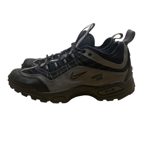 Nike Air Mens Black & Gray Gore-Tex XCR Kahtoola Ice Grips Hiking Shoes Sz 12.5 - Picture 6 of 11